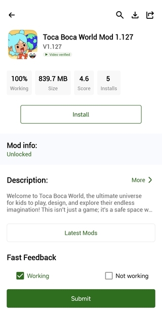 HappyMod Lite category list